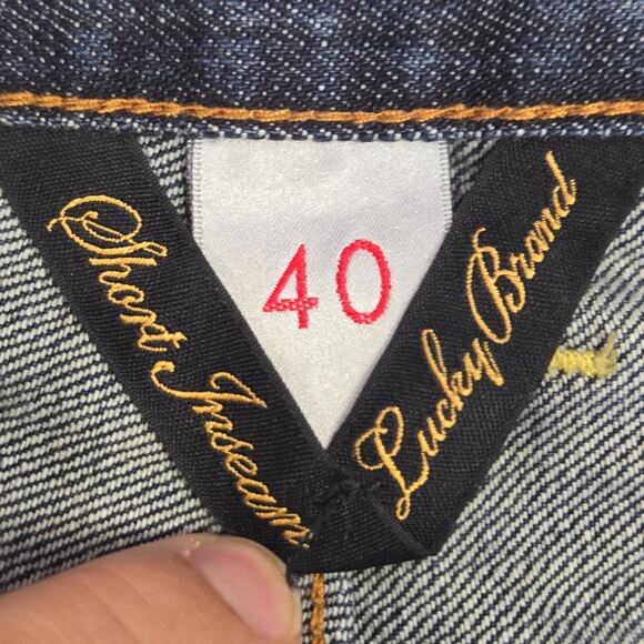 Lucky Brand Jeans Mens 38x26 H212 Blue Straight Medium Cotton HEMMED(Tagged 40) - Picture 3 of 14